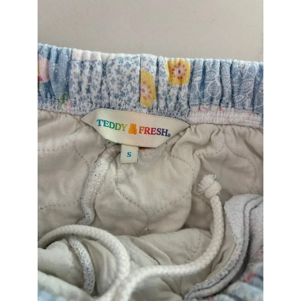 Teddy Fresh Patchwork Sweatpants SZ Small